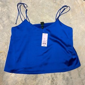 Target silk/satin tank top